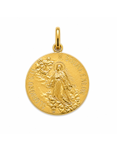 Medalla San Pascual Bailón - Oro Amarillo 18k