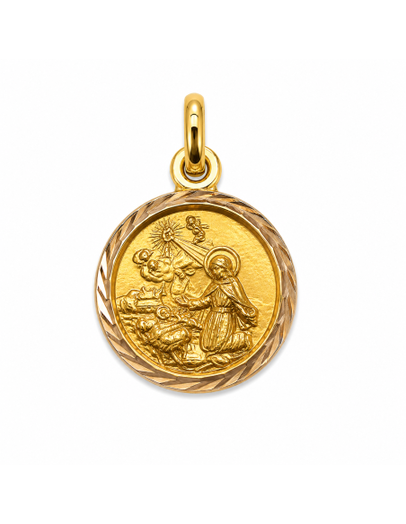 Medalla nacimiento de Jesús (Natividad) - Oro Amarillo 18k