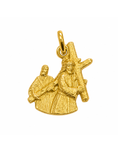 Medalla Cristo del Gran Poder - Oro Amarillo 18k