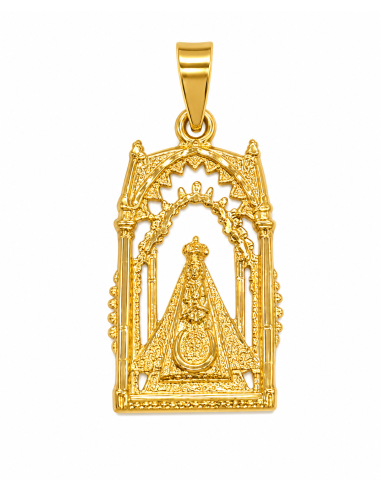 Medalla Virgen de la sierrra Andas  - Oro Amarillo 18k