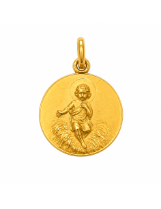 Medalla Niño Jesús  - Oro Amarillo 18k