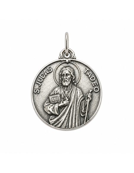 Medalla San judas Tadeo - Plata de ley