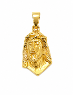Colgante Cabeza de Cristo - Oro Amarillo 18K