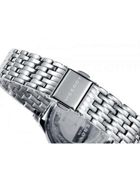 Reloj para Mujer de Acero con Esfera Azul y Bisel con Circonitas - Viceroy 471102-33