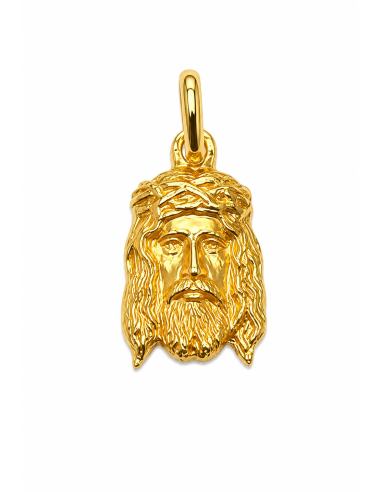 Colgante Cabeza de Cristo - Oro Amarillo 18K