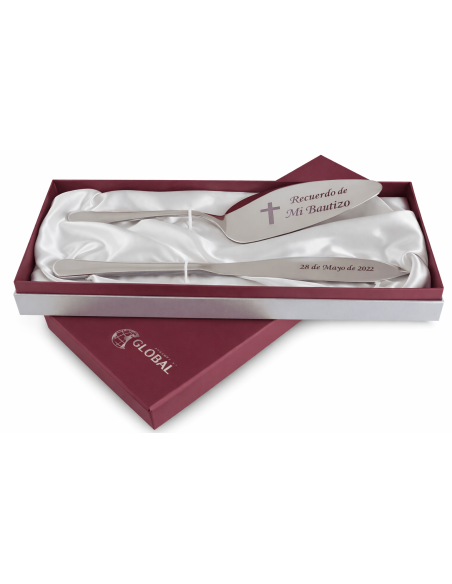 Estuche Cuchillo y Pala para Tarta de Acero – Global GA4023