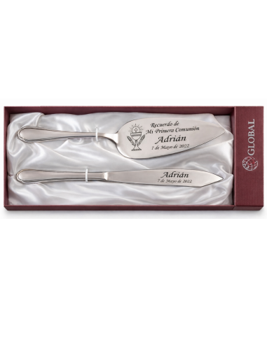Estuche Cuchillo y Pala para Tarta de Acero – Global GA4023