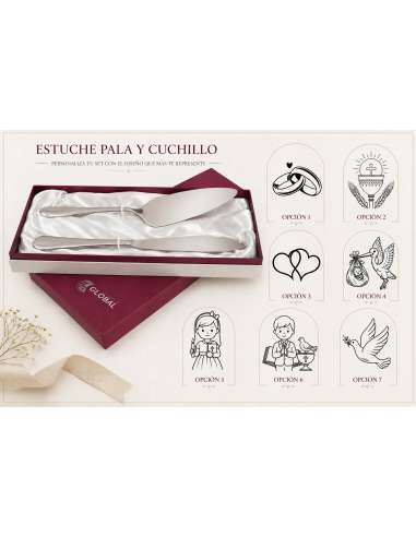 Estuche Cuchillo y Pala para Tarta de Acero – Global GA4023