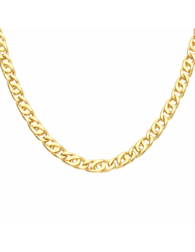 Cadena para Caballero Ojo de Perdiz  - Oro amarillo18k