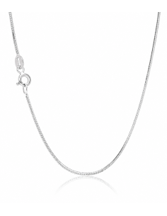 Cadena Cola ratón - Oro Blanco 18K