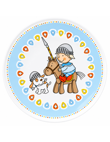 Vajilla Infantil Miko-Caballero 7 Piezas  - Puresings LU6088