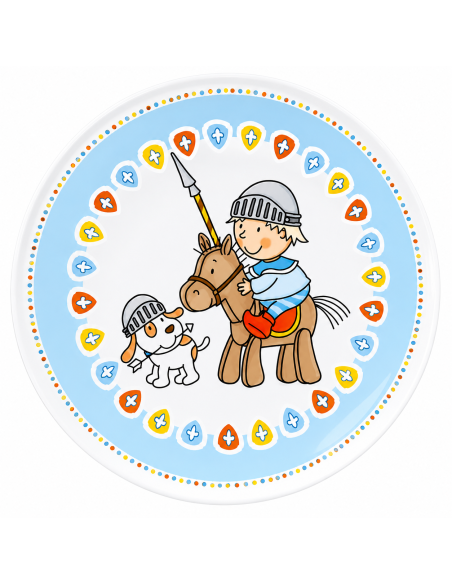 Vajilla Infantil Miko-Caballero 7 Piezas  - Puresings LU6088