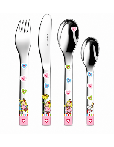 Vajilla Infantil princesa  Nelia LU6082 de 7 Piezas LU6082 (Grabado incluido)