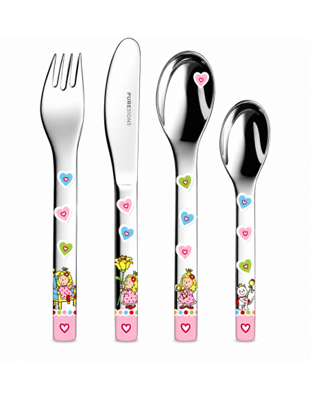 Vajilla Infantil princesa  Nelia LU6082 de 7 Piezas LU6082 (Grabado incluido)