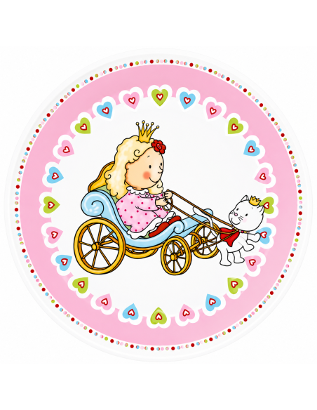 Vajilla Infantil princesa  Nelia LU6082 de 7 Piezas LU6082 (Grabado incluido)