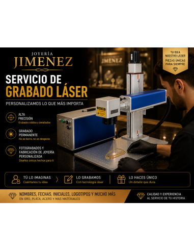 Grabado con Láser | Personalización de Joyas, Placas y Regalos