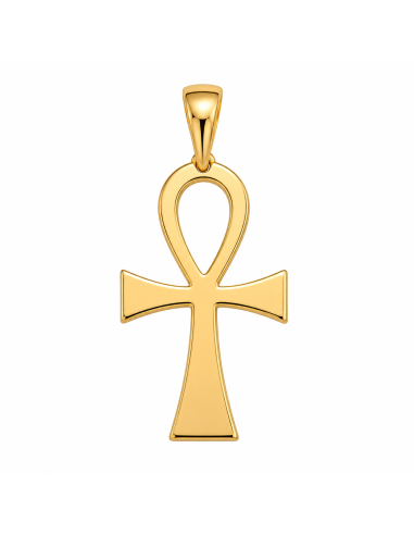 Colgante Cruz de la vida - Oro Amarillo 18K