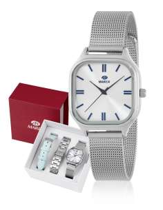 Reloj para Mujer Plateado con Correas Intercambiables - Marea B41437/1