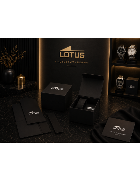 Reloj para Hombre en Acero con Correa Mesh y Esfera Plateada - Lotus 18631/1