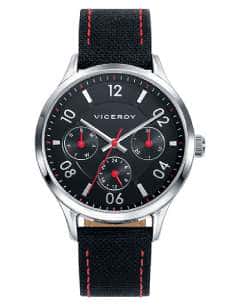 Reloj para Niño Con esfera Negra y Detalles en Rojo- Viceroy 401099-55