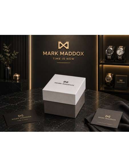 Reloj para Mujer Esfera Verde con Correa de Malla de Acero Inoxidable - Mark maddox MM0140-66
