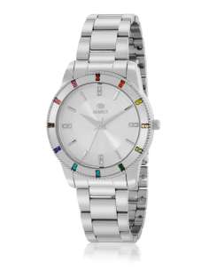 Reloj para Mujer de Acero esfera e índices decorados con circonitas - Marea B41371/1