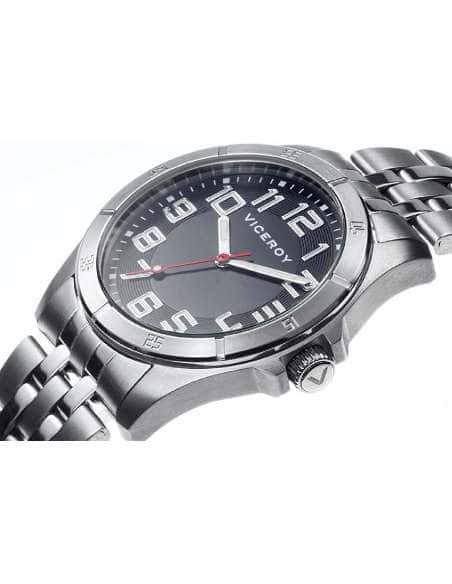 Reloj para Niño con Correa de Acero y Esfera Negra - Viceroy 432321-55