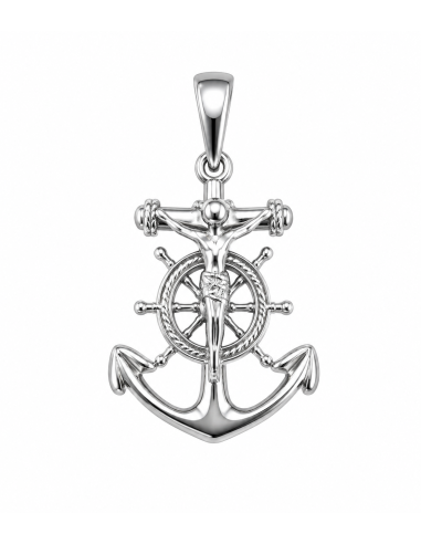 Colgante Cruz del Mar en Plata de Ley – Plata de 925