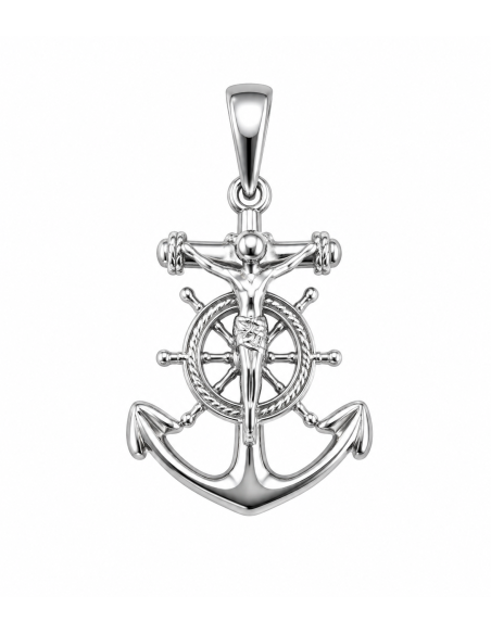 Colgante Cruz del Mar en Plata de Ley – Plata de 925