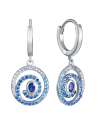 Pendientes para Mujer de Plata con Circonitas Azules y Blancas- Viceroy 9166E000-30