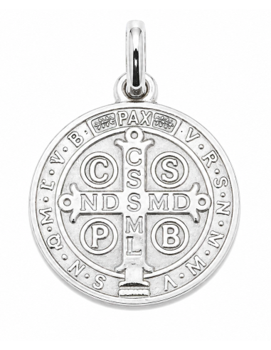 Medalla San Benito plata de ley