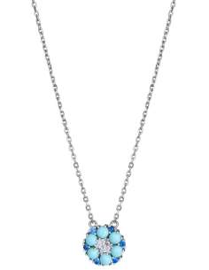 Collar para Mujer de Plata con Turquesas y Circonitas Azules - Viceroy 2376C000-33