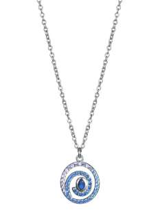 Collar para Mujer de Plata con Circonitas Azules Diseño Espiral - Viceroy 9166C000-30