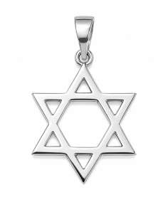 Colgante Estrella de David - Plata de ley