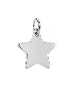 Colgante Estrella para Grabar - Plata de Ley