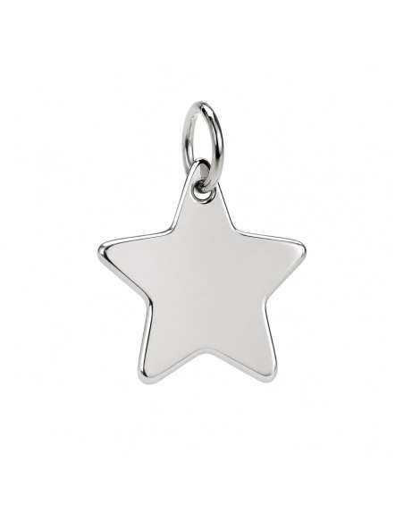 Colgante Estrella para Grabar - Plata de Ley