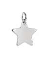 Colgante Estrella para Grabar - Plata de Ley