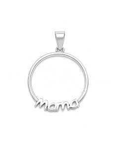 Colgante Mamá Circular - Plata de Ley