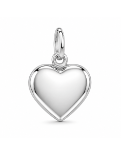 Colgante Corazón Abombado - Plata de Ley
