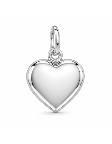 Colgante Corazón Abombado - Plata de Ley