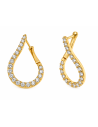 Pendientes para Mujer en forma de Lágrima con circonitas de Plata - Salvatore 252A0087