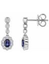 Pendientes para Mujer de Plata Colgantes con Circonitas - Salvatore 136A0805