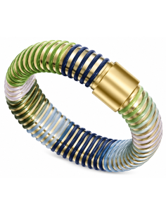 Anillos para Mujer de Acero Tubogas Verde y Azul - Viceroy 14361A01416