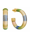 Pendientes para Mujer de Acero Dorado Azul y Verde - Viceroy 14361E01016