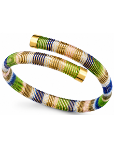 Pulsera para Mujer de Acero Dorado Negro y Verde - Viceroy 14361P01016