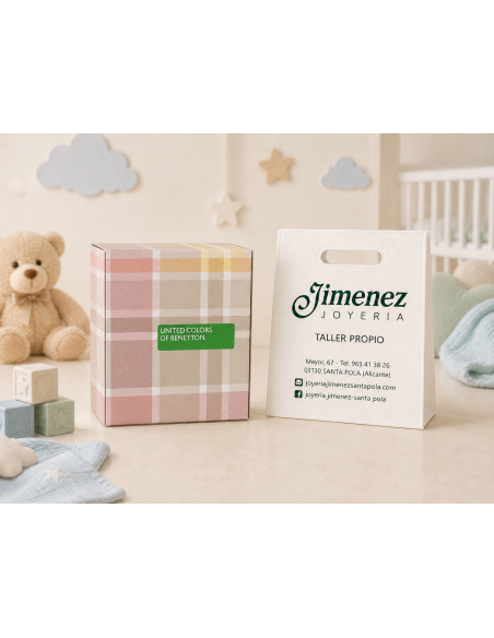 Pinza Infantil Chupete Estrella Azul United Colors of Benetton - Global Argenti 307C