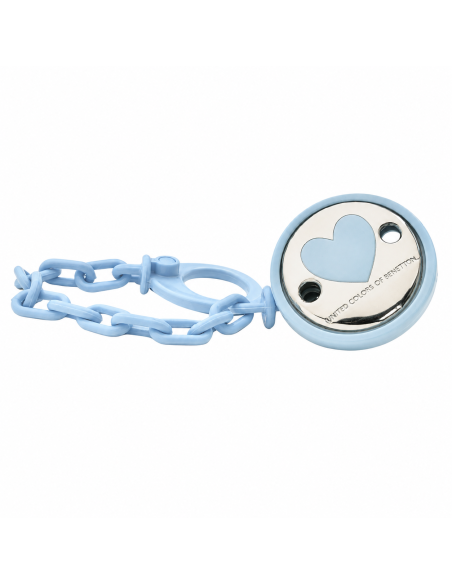 Pinza Infantil Chupete Corazón Azul - United Colors of Benetton 315C