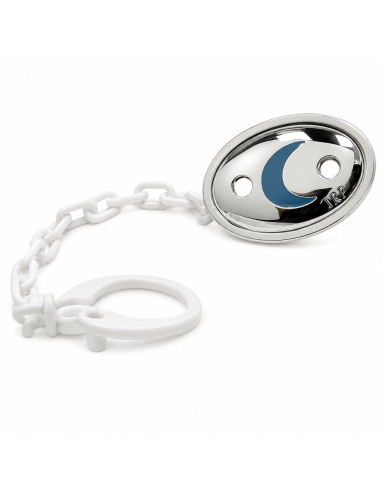 Pinza Infantil Chupete Luna Azul - Global 014ARP