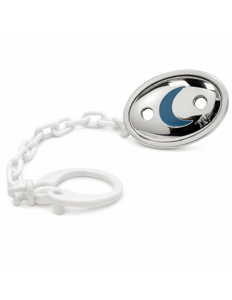 Pinza Infantil Chupete Luna Azul - Global 014ARP