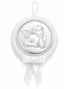 Medallon Infantil de cuna Celeste Angel San Rafael - Valentin 10493 2PA
